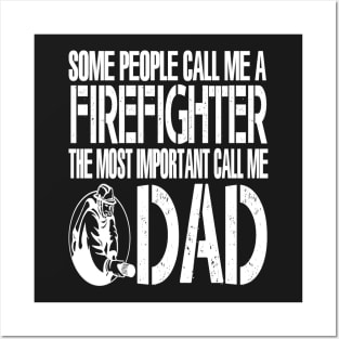 FAther (2) FIREFIGHTER DAD Posters and Art